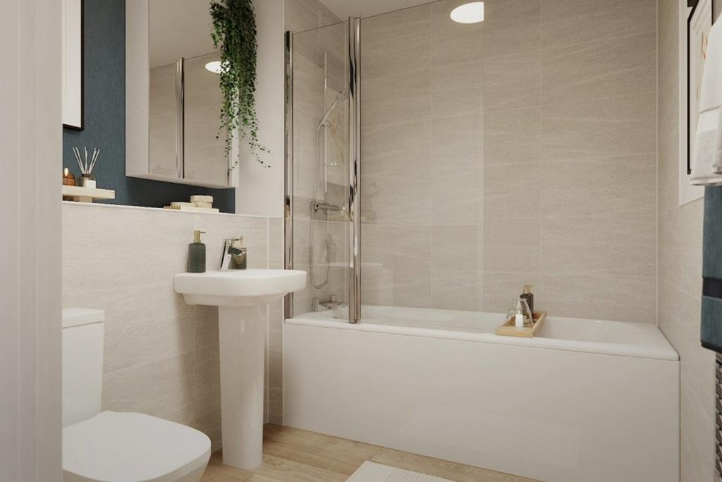 A family friendly bathroom