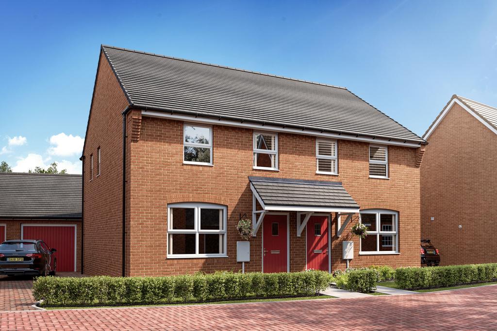 CGI of Archford housetype at DWH Orchard Green