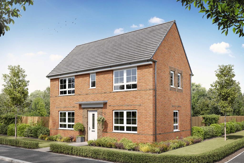 Exterior CGI view of our 3 bed Ennerdale home