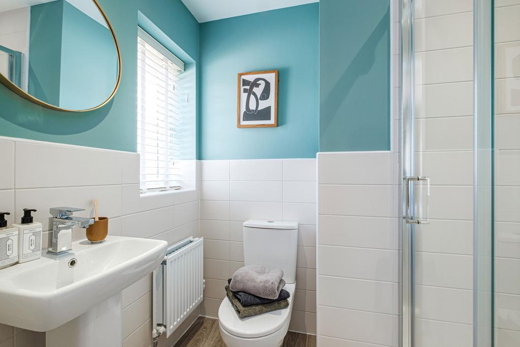 Interior view of the en suite in our 3 bed...