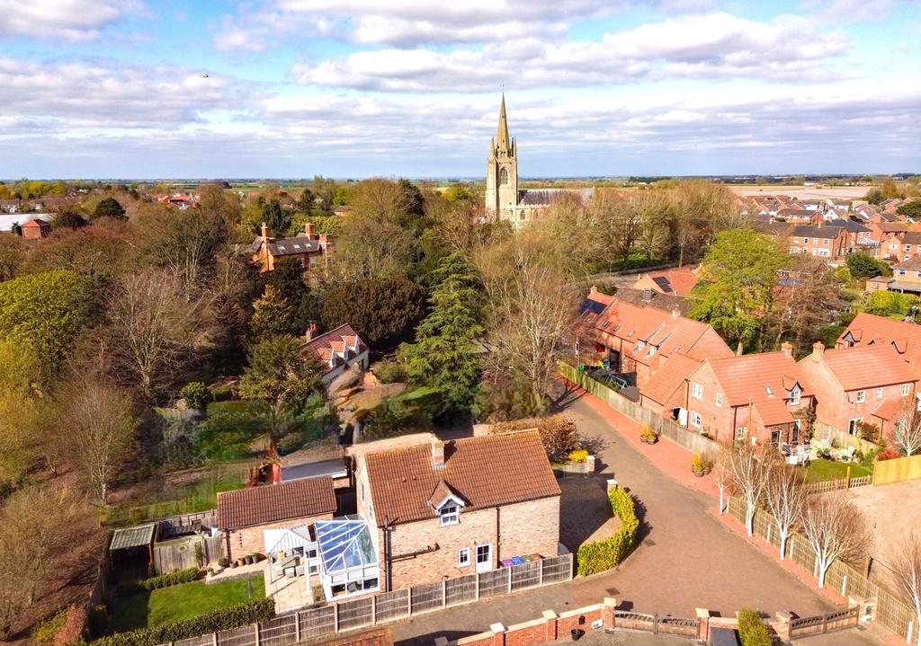 Elevated Shot - Property and Church