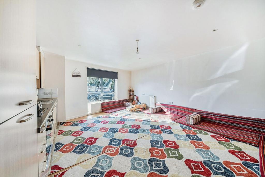 Open-plan living area, open plan living