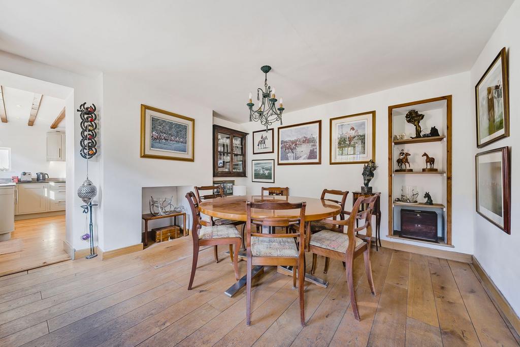 The dining room