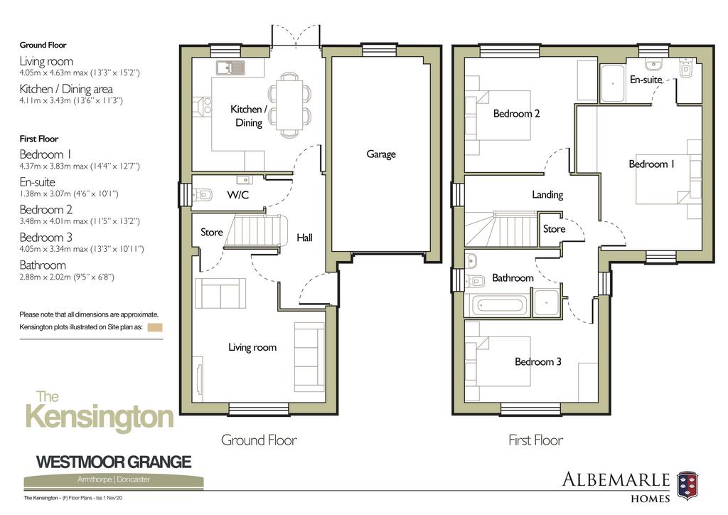 The Kensington Floor Plan