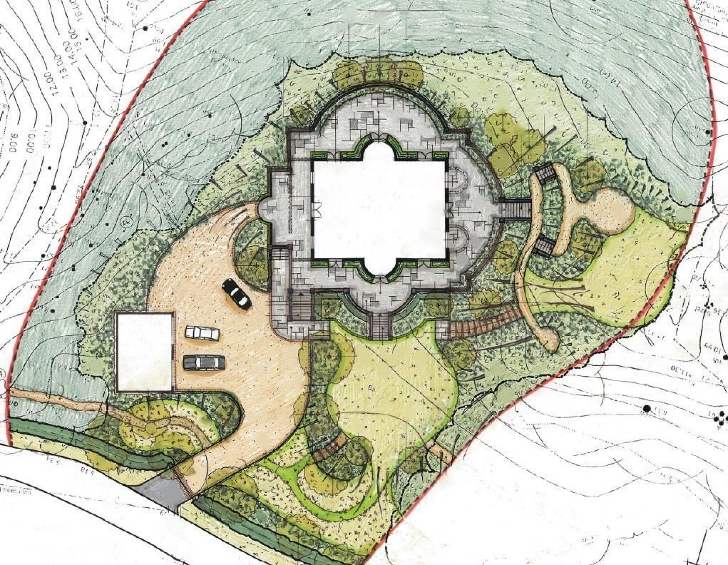 Artists impression of developed site
