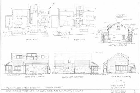 3 bedroom property with land for sale, Mawgan Cross, Helston