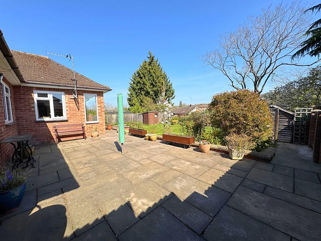 Rear garden patio angle
