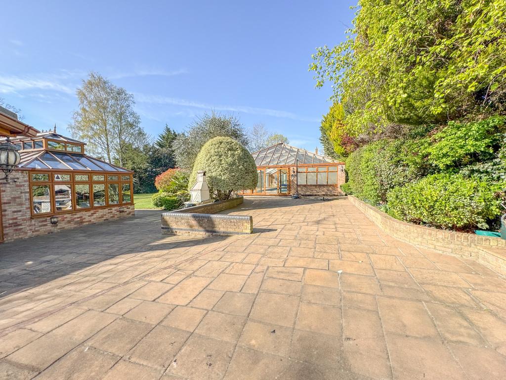 Rear ground patio