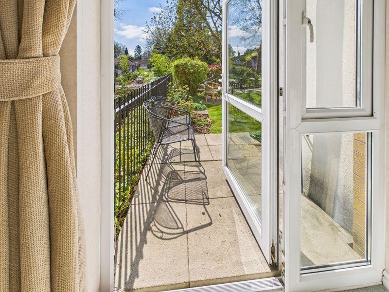 Access to patio and