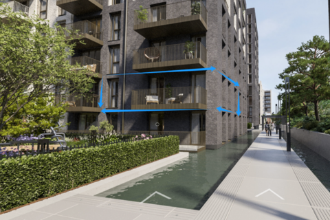 2 bedroom flat to rent, Saffron Wharf, London E1W