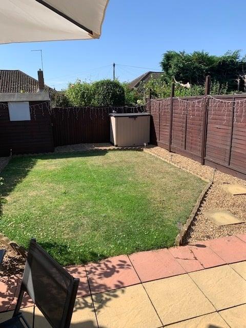 Rear garden