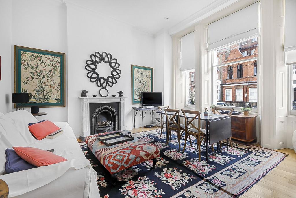 Living room, fireplace