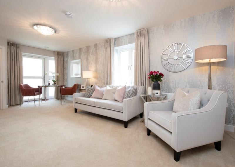 Show home living room