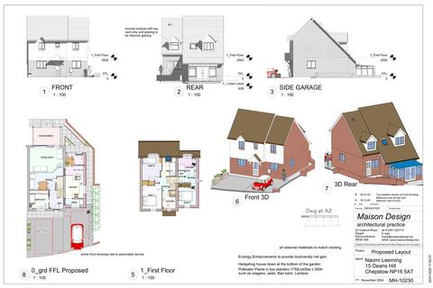 3 bedroom link detached house for sale, Deans Hill, Chepstow, Monmouthshire, NP16