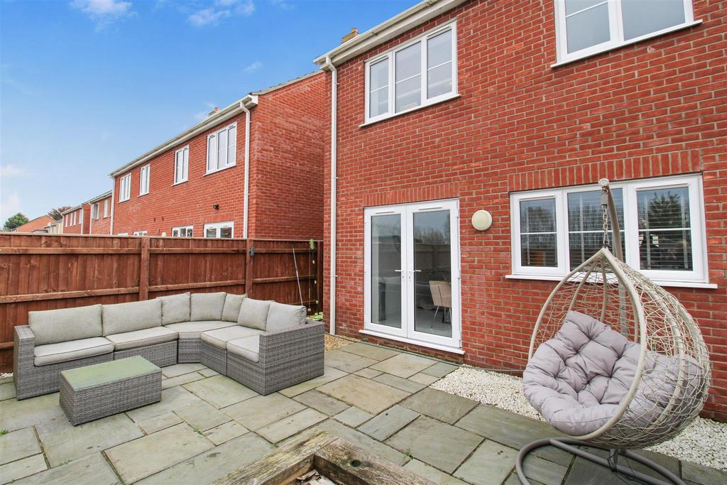 Rear of property