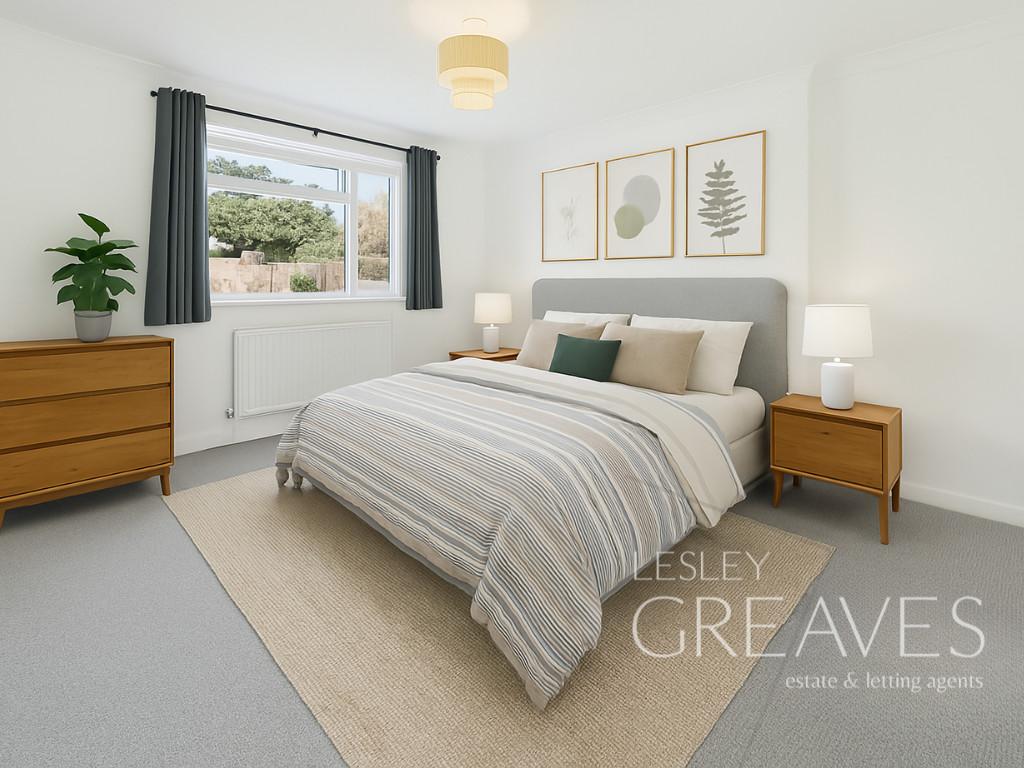Bedroom Two Vitually Staged