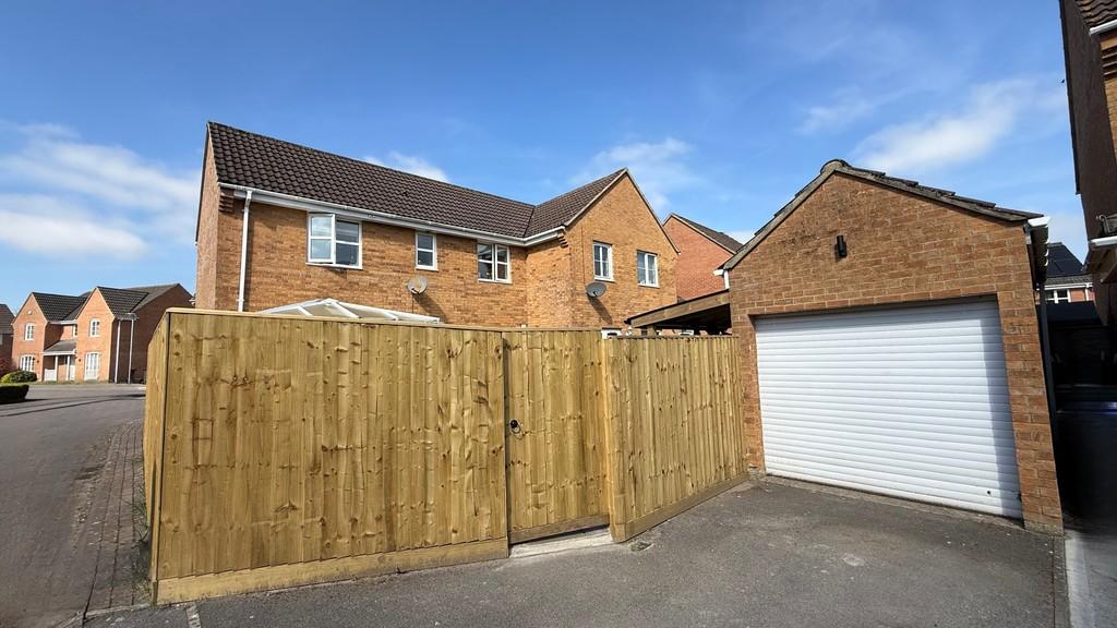 Garage and driveway