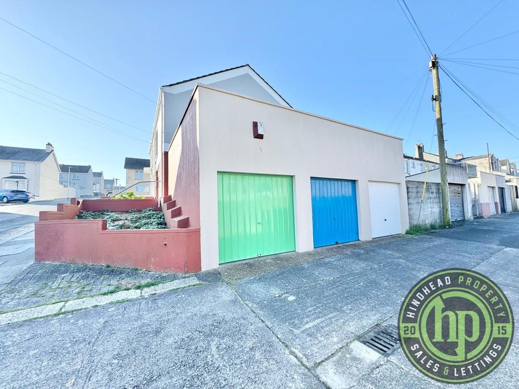 Garage Block White Door