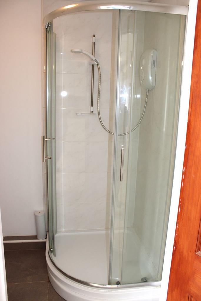 Downstairs shower