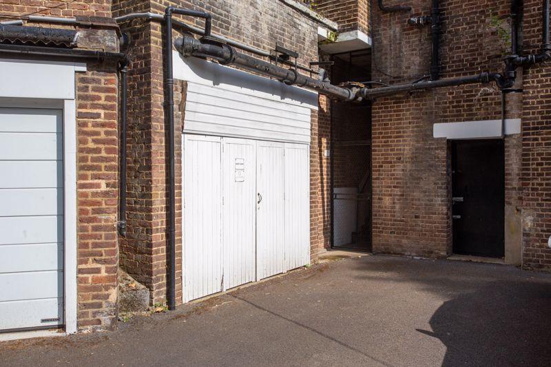 Garage doors closed