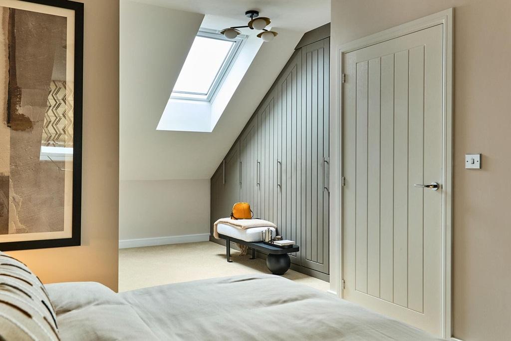 There's lots of storage space in the designated...