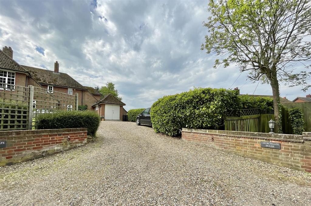 Driveway entrance