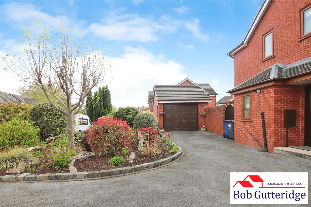 Detached brick garage