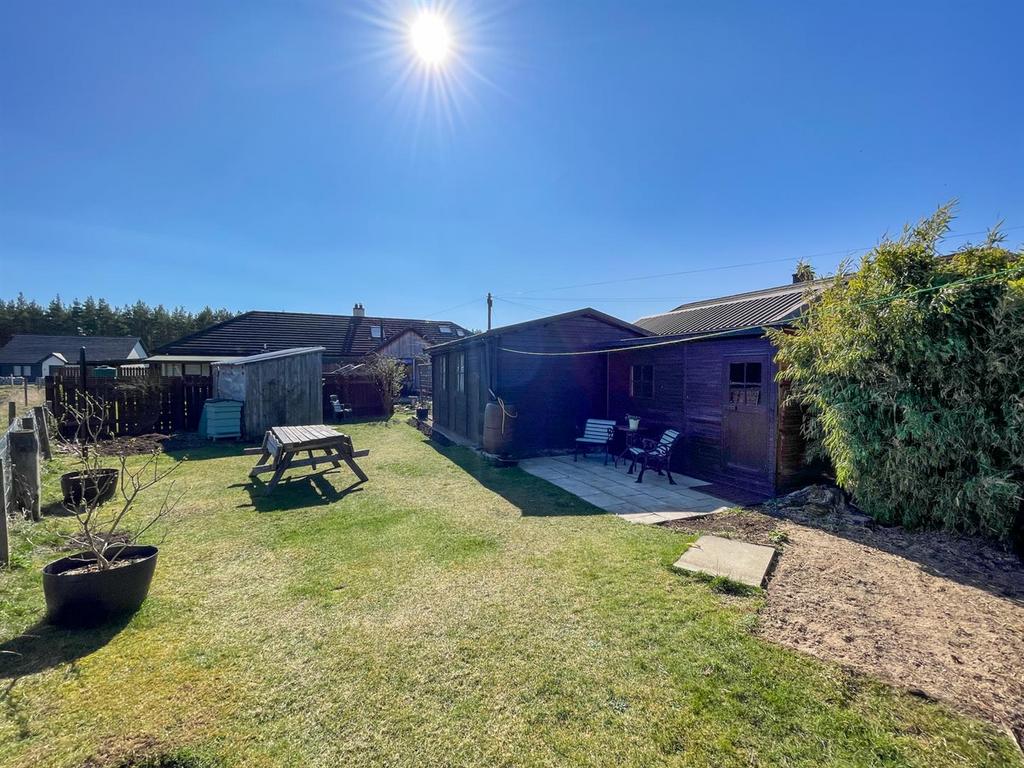 Rear Garden &amp; Sheds