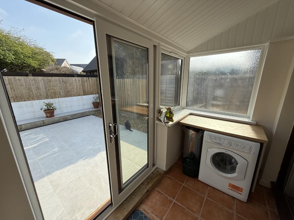 Rear Porch/Utility Area