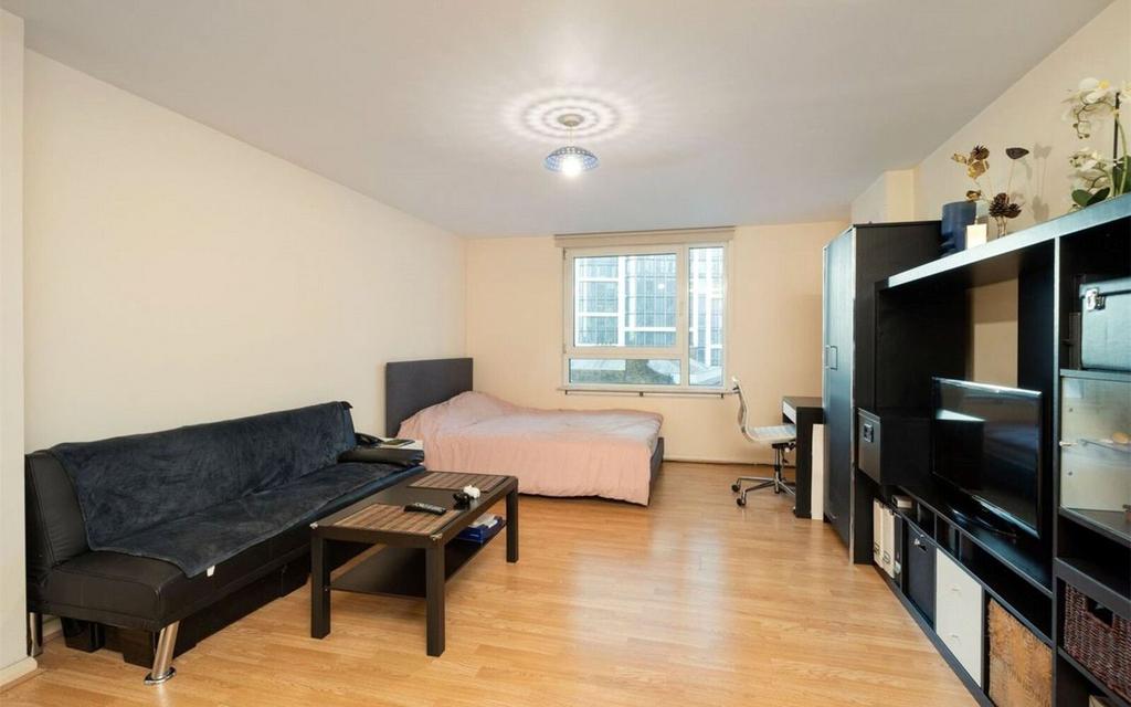 Studio apartment interior, studio