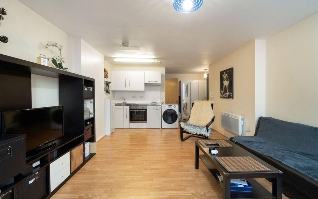 Open-plan living area, open plan living