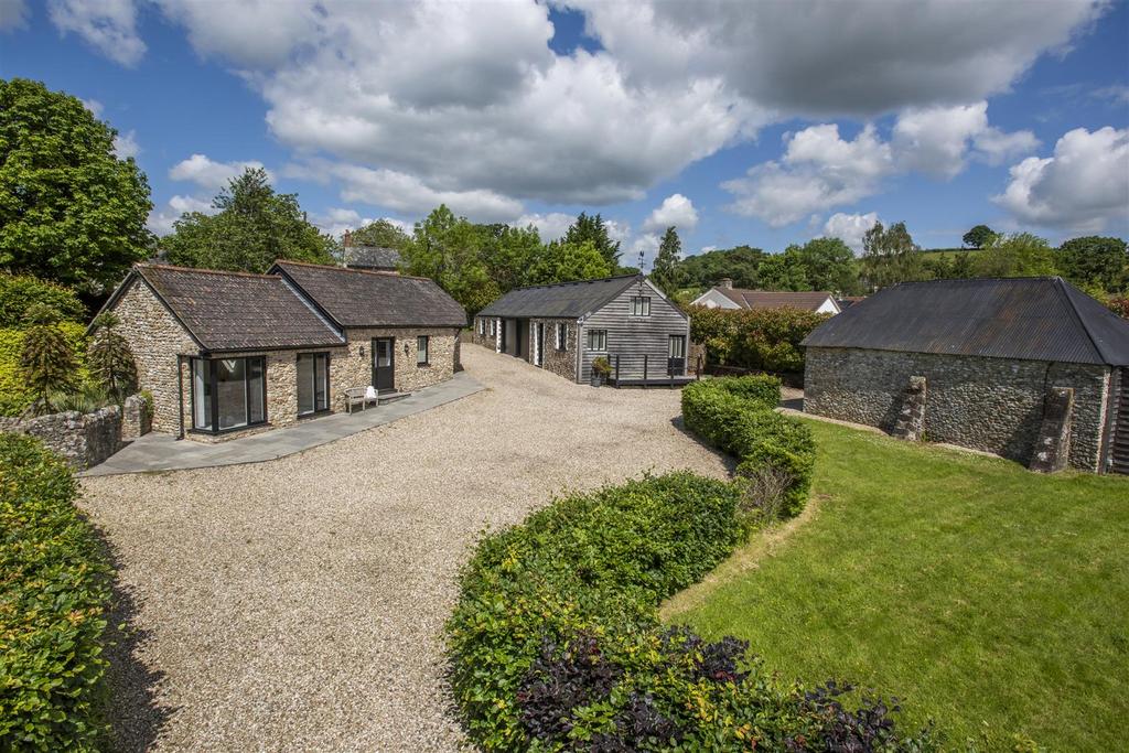 Outbuilding drone view