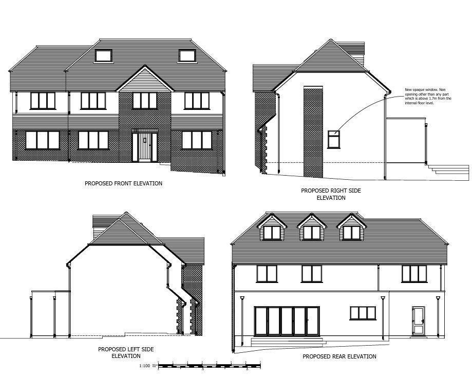 Old planning proposed elevations all