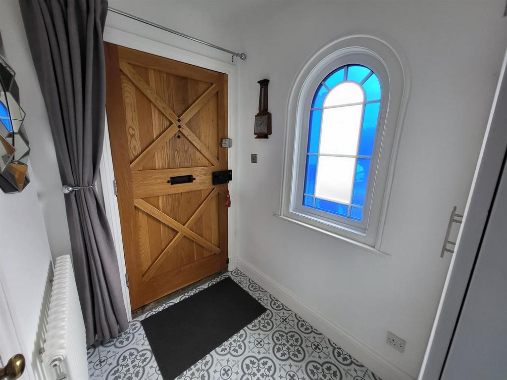 Small entrance lobby