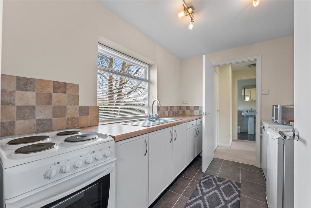 Galley style kitchen