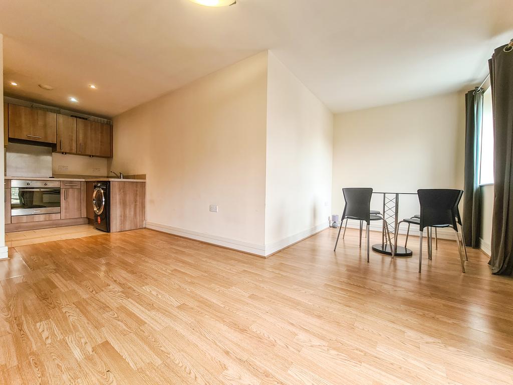 Open-plan living area, open plan living
