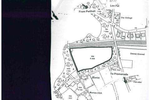 Land to rent, Criccieth