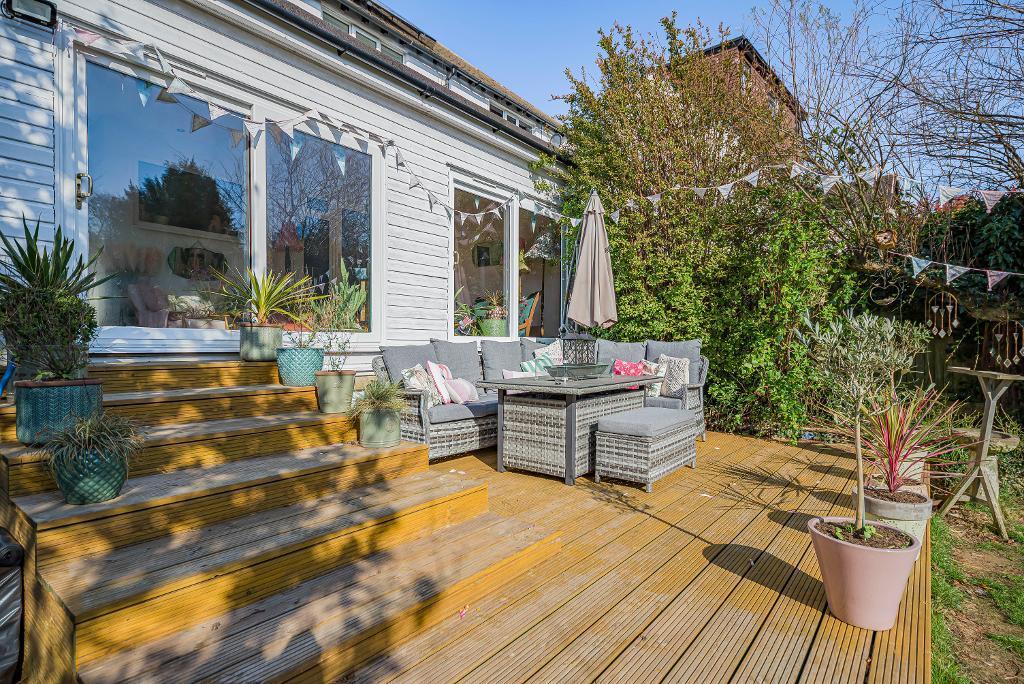 Rear decked area