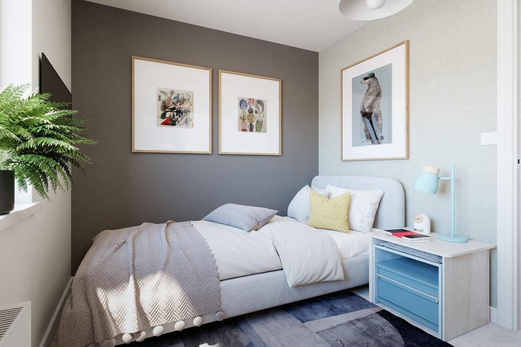 Bedroom 3 makes an ideal children's room