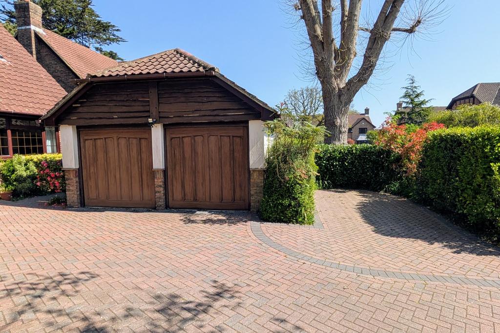Driveway parking and double garage