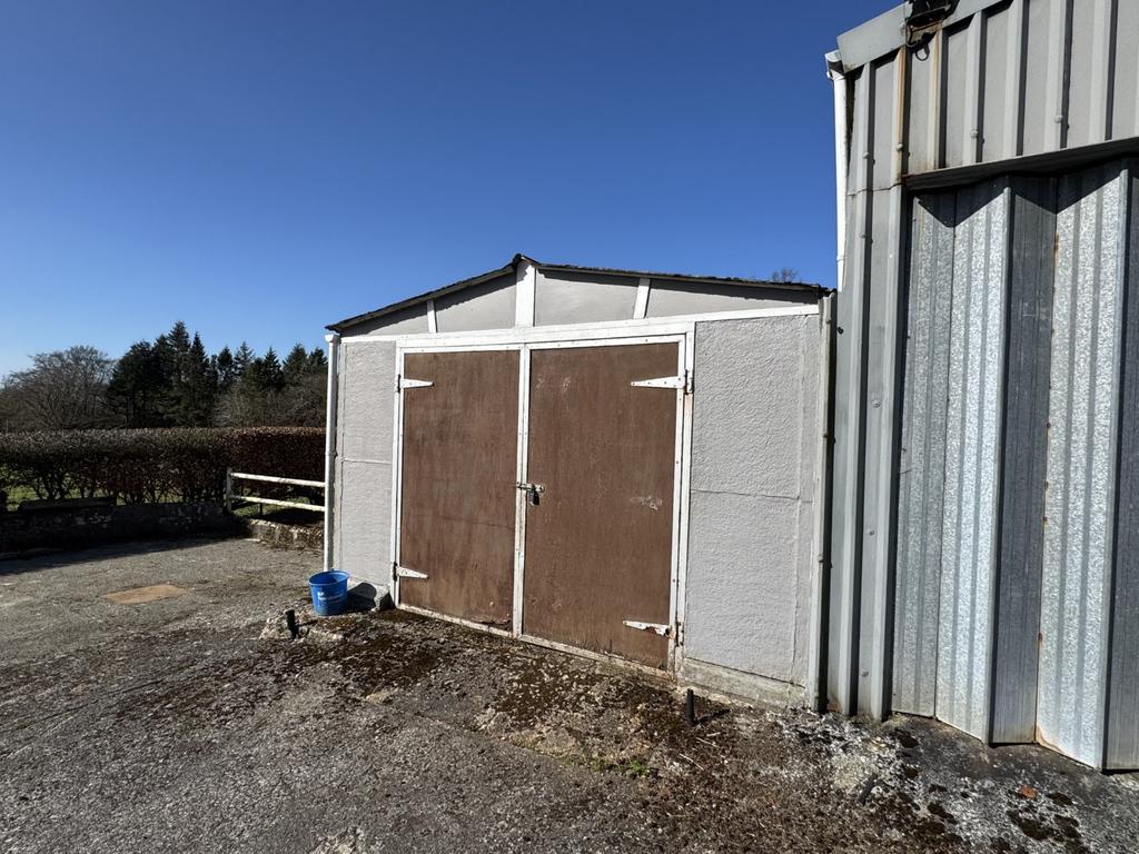 The outhouses