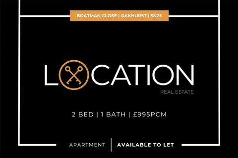 2 bedroom apartment to rent, Boatman Close, Swindon SN25