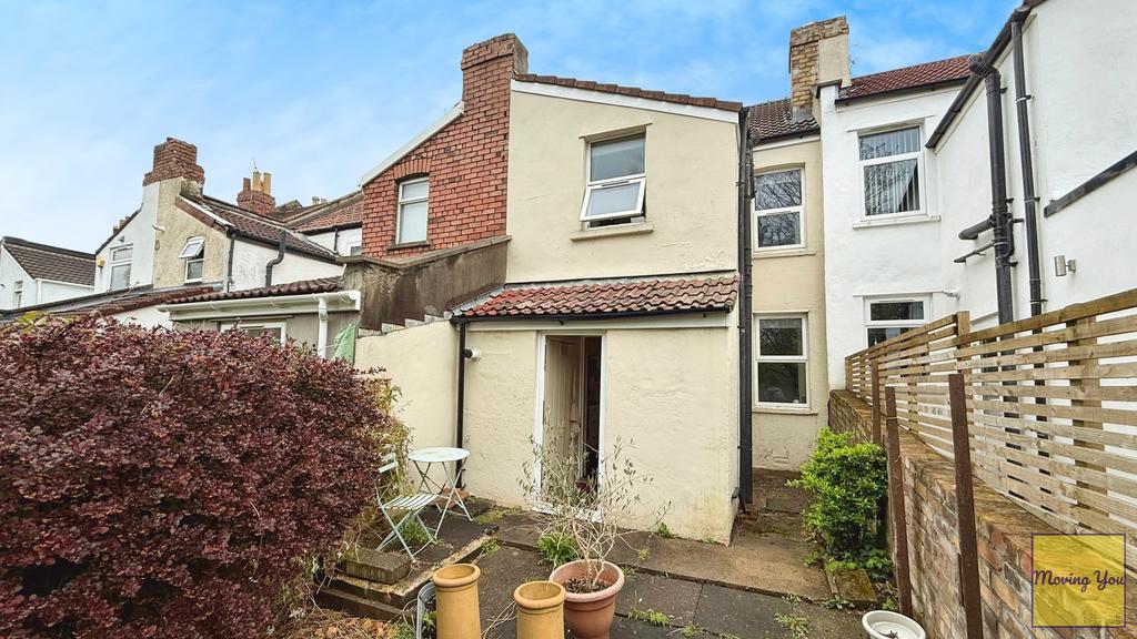 Rear of property