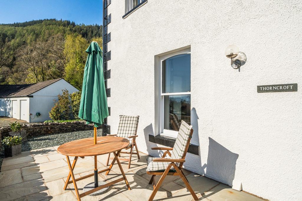Private Paved Rear Terrace