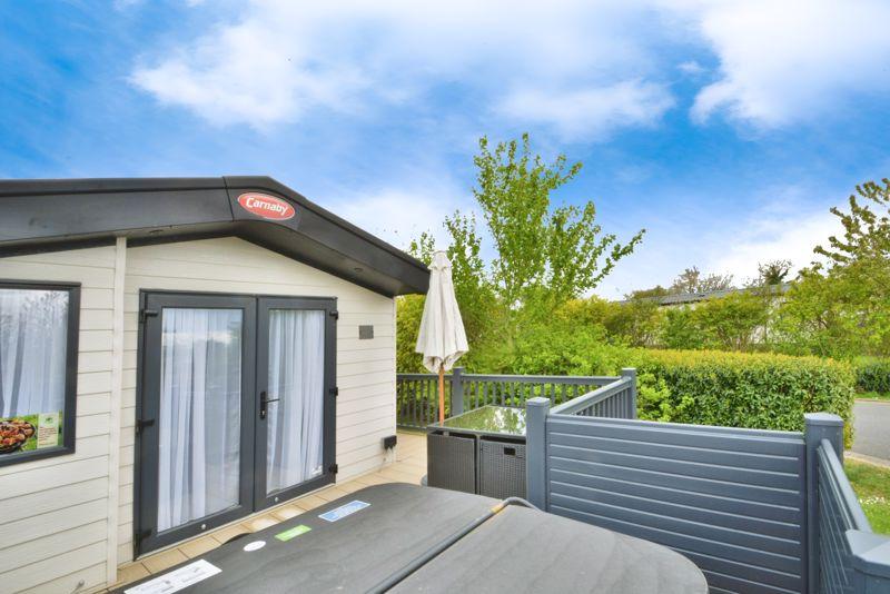 Hot tub and decking