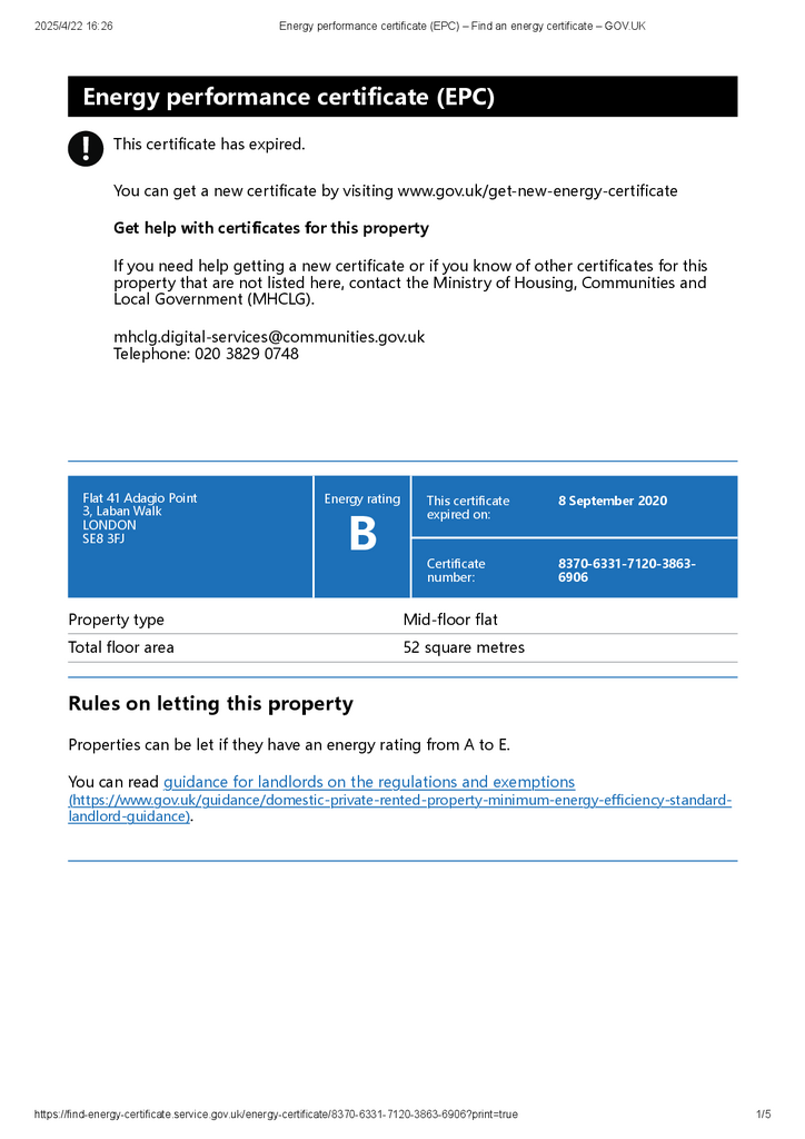 EPC (Contains public sector information licensed under the Open Government Licence v3.0.)