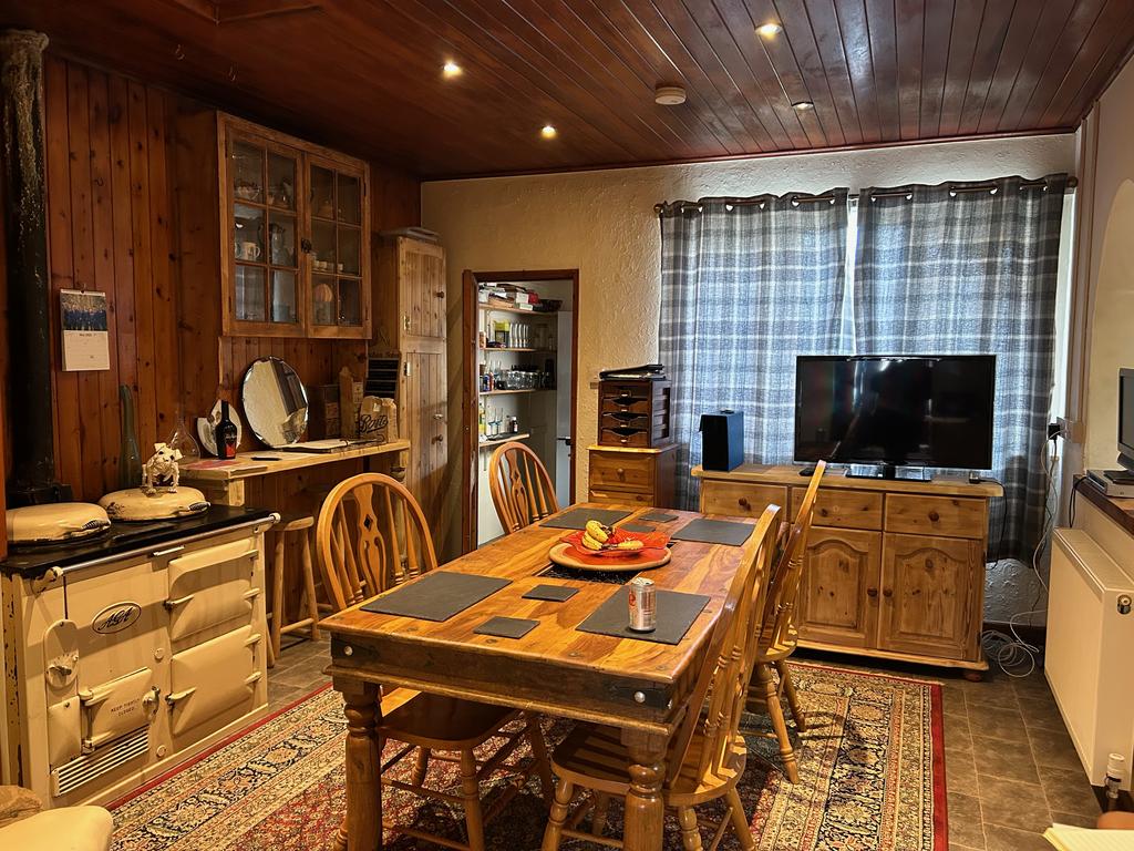 Dining Room with walk in pantry