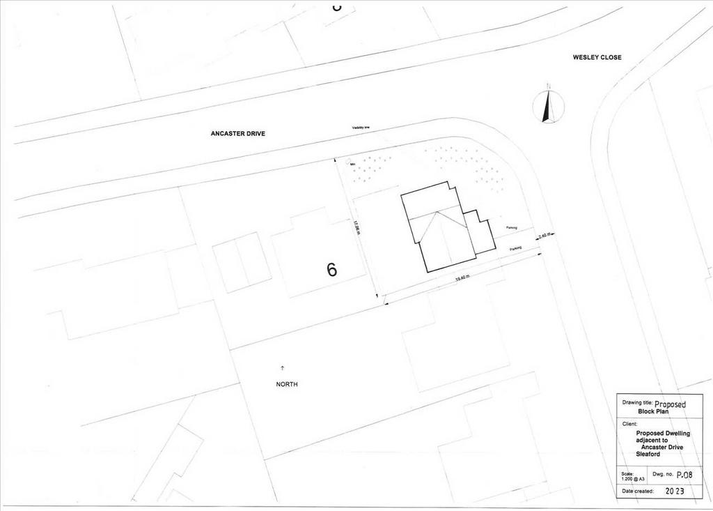Proposed Block Plan: