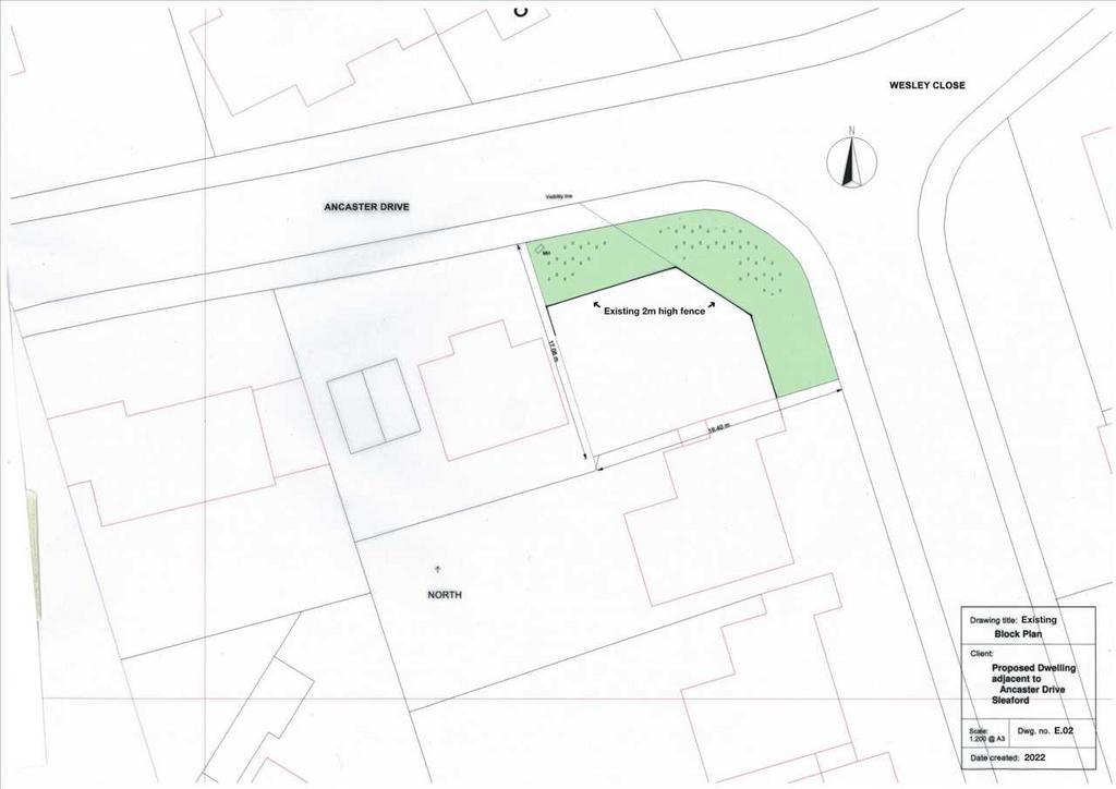 Existing Block Plan: