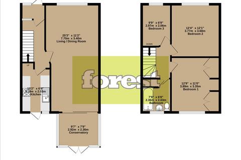 3 bedroom terraced house for sale, Grove Crescent, Hanworth, Middlesex, TW13